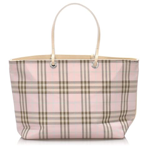 burberry nylon plaid purse|Burberry tote bag.